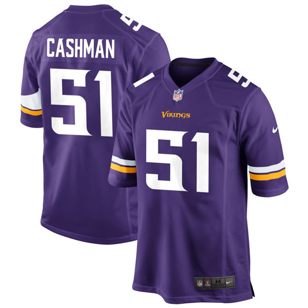 Men's Minnesota Vikings #51 Blake Cashman Nike Purple Vapor Untouchable Limited Palyer Jersey