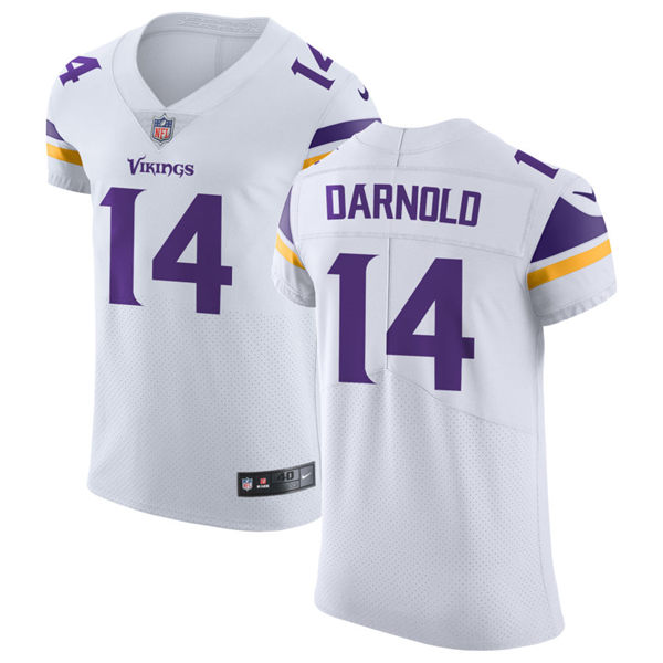 Men's Minnesota Vikings #14 Sam Darnold Nike White Vapor Untouchable Limited Palyer Jersey