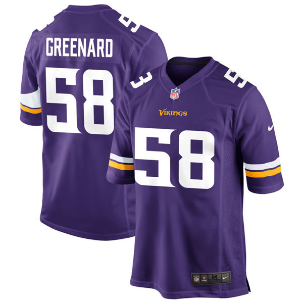Men's Minnesota Vikings #58 Jonathan Greenard Nike Purple Vapor Untouchable Limited Palyer Jersey