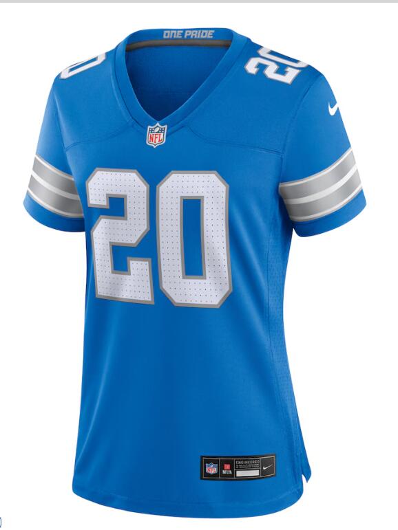 Womens Detroit Lions Custom Nike 2024 Blue Vapor F.U.S.E. Limited Jersey