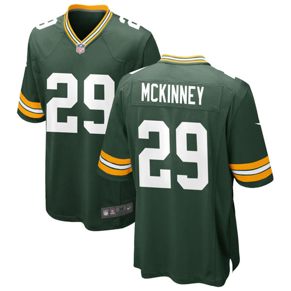 Mens Green Bay Packers #29 Xavier McKinney Nike Green Vapor Limited Player Jersey
