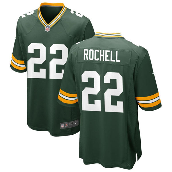 Mens Green Bay Packers #22 Robert Rochell Nike Green Vapor Limited Player Jersey