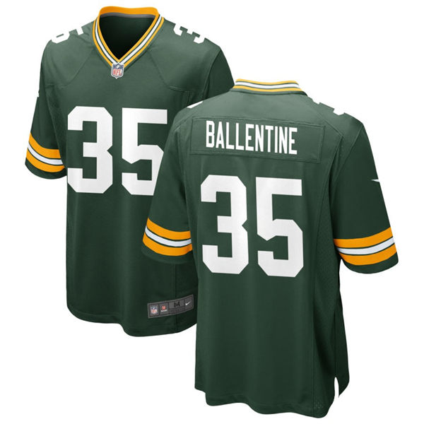 Mens Green Bay Packers #35 Corey Ballentine Nike Green Vapor Limited Player Jersey