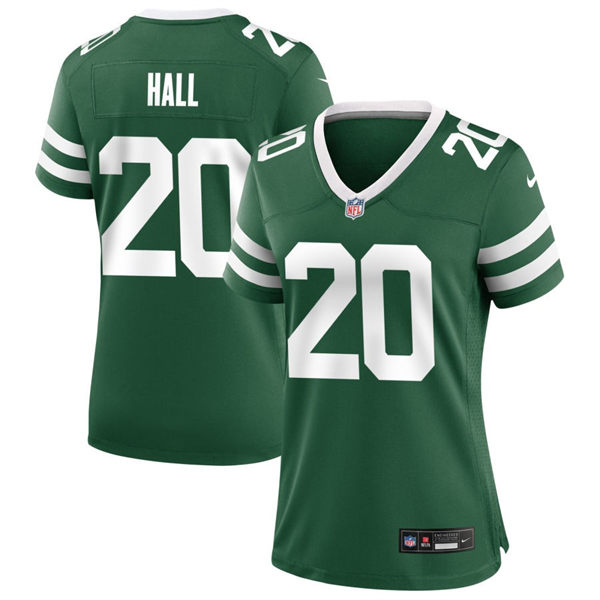 Women's New York Jets #20 Breece Hall Nike Green Legacy Game Jersey