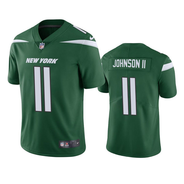 Youth New York Jets #11 Jermaine Johnson II Nike Gotham Green Limited Jersey