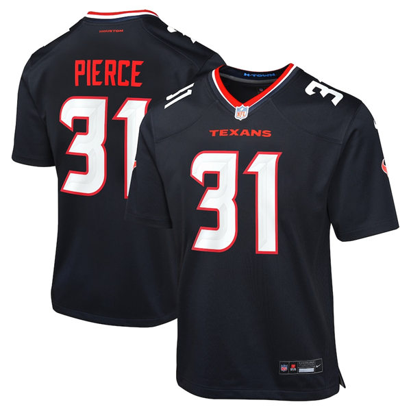 Youth Houston Texans #31 Dameon Pierce Nike 2024 Navy Alternate Limited Jersey