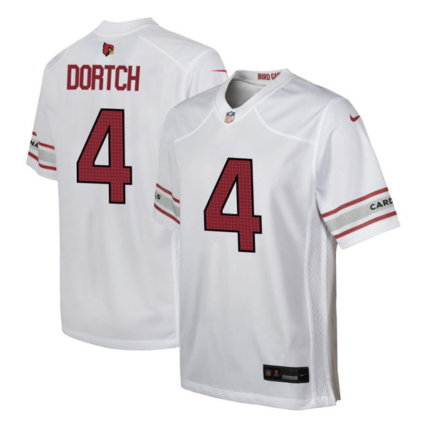 Youth Arizona Cardinals #4 Greg Dortch White Limited Jersey