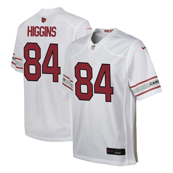 Youth Arizona Cardinals #84 Elijah Higgins White Limited Jersey