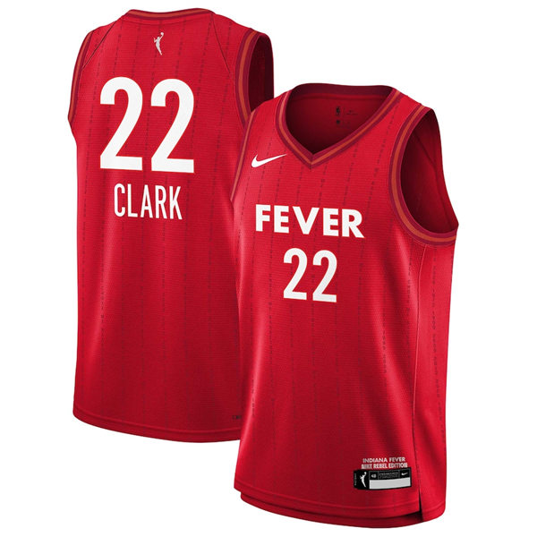 Mens Youth Indiana Fever #22 Caitlin Clark Nike Red WNBA Game Jersey