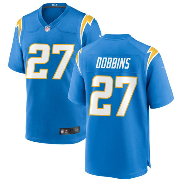 Men's Los Angeles Chargers #27 J.K. Dobbins Nike Powder Blue Vapor Limited Player Jersey