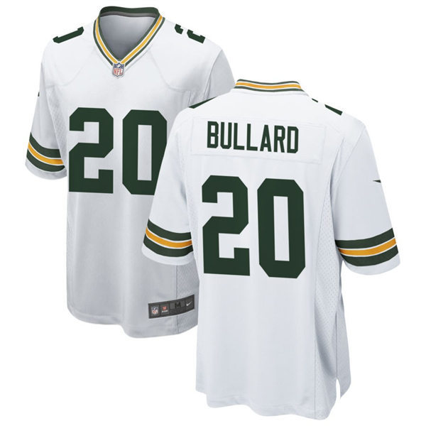 Youth Green Bay Packers #20 Javon Bullard Nike White Limited Player Jersey