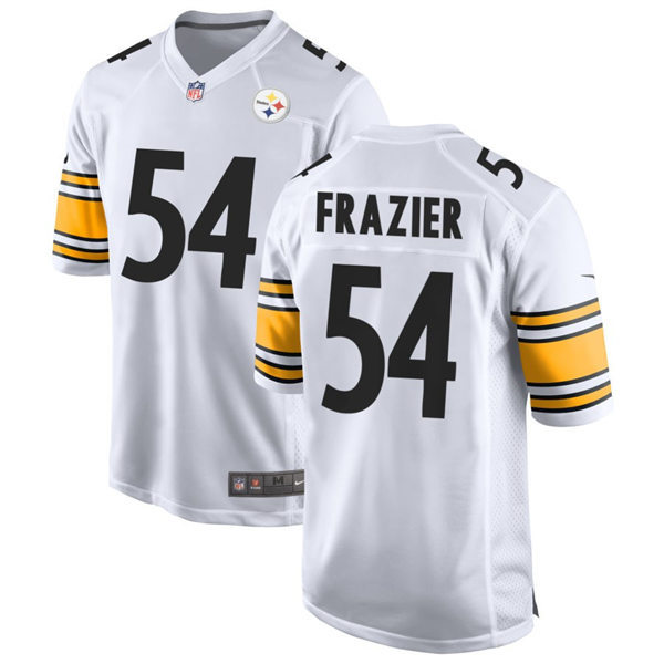 Men's Pittsburgh Steelers #54 Zach Frazier Nike White Vapor Limited Player Jersey