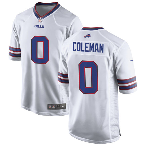 Mens Buffalo Bills #0 Keon Coleman Nike White  Vapor F.U.S.E. Limited Jersey(1)