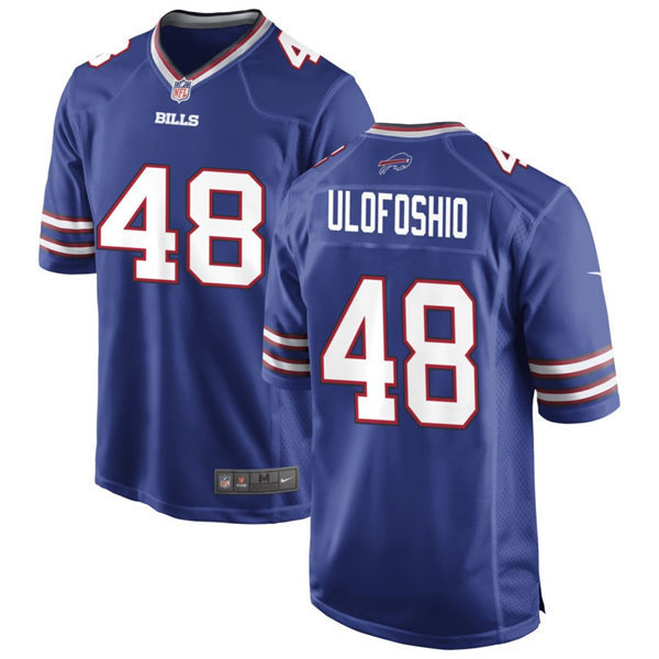Mens Buffalo Bills #48 Edefuan Ulofoshio Nike Royal  Vapor F.U.S.E. Limited Jersey