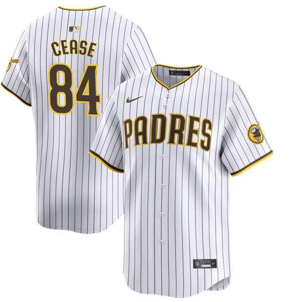 Mens San Diego Padres #84  Dylan Cease Nike Home White Limited Jersey