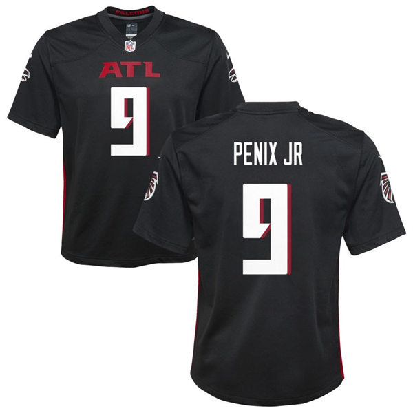 Youth Atlanta Falcons #9 Michael Penix Jr. Nike Black Limited Jersey
