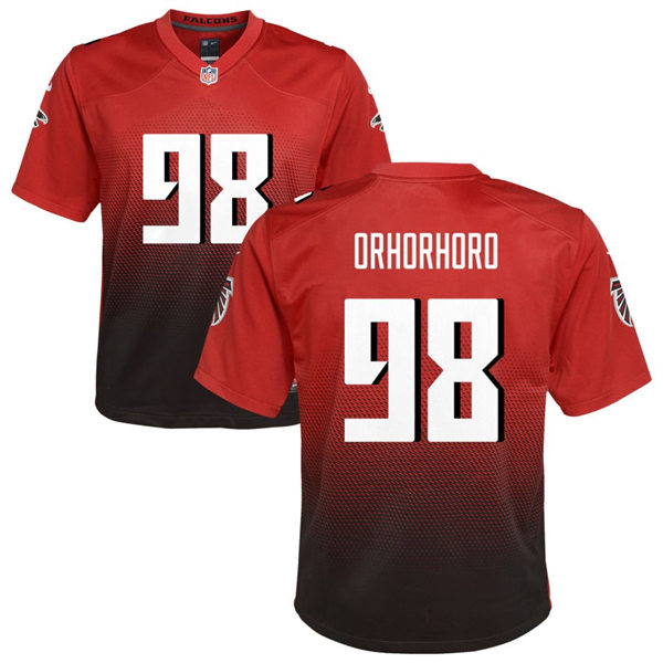 Youth Atlanta Falcons #98 Ruke Orhorhoro Nike Red 2nd Alternate Limited Jersey