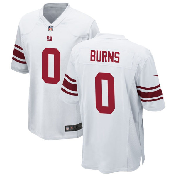Men's New York Giants #0 Brian Burns Nike White Vapor Untouchable Limited Jersey