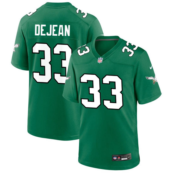 Youth Philadelphia Eagles #33 Cooper DeJean Nike Kelly Green Retro Jersey