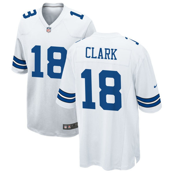 Youth Dallas Cowboys #18 Damone Clark  White Limited Jersey