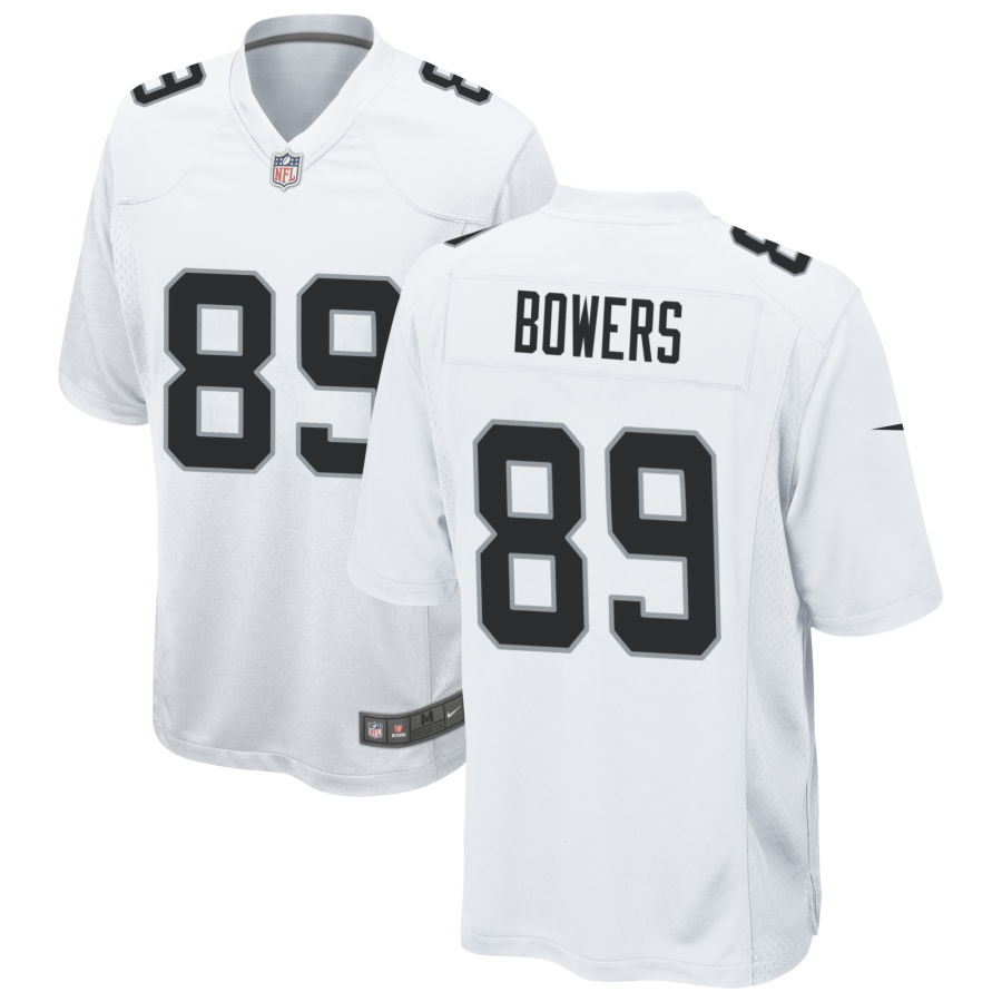 Men's Las Vegas Raiders #89 Brock Bowers Nike White Vapor Untouchable Limited Player Jersey