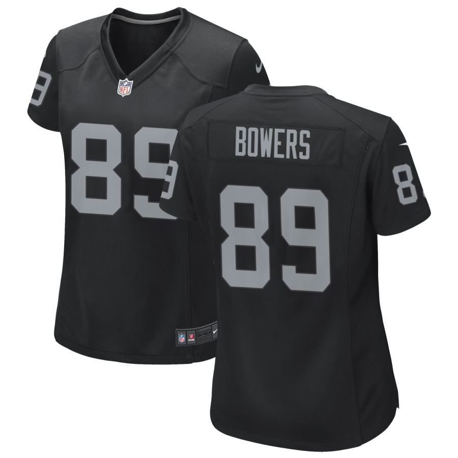 Women's Las Vegas Raiders #89 Brock Bowers Nike Black Limited Jersey