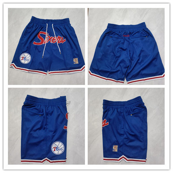 Men's Philadelphia 76ers Royal Classics Shorts