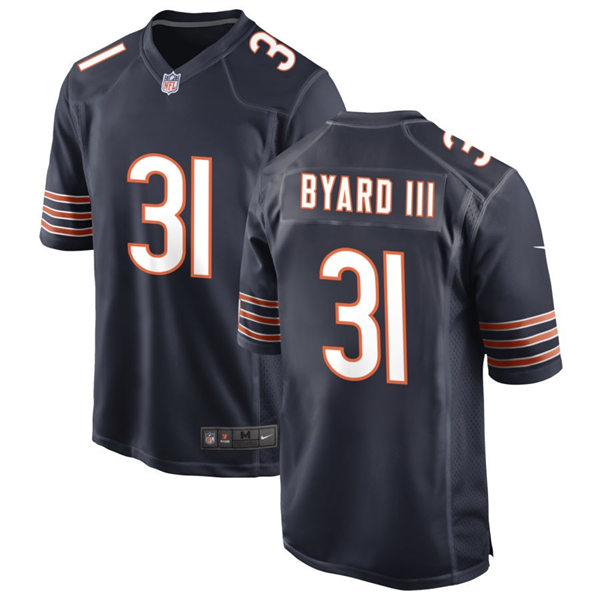 Mens Chicago Bears #31 Kevin Byard III  Nike Navy Vapor Untouchable Limited Jersey (2)
