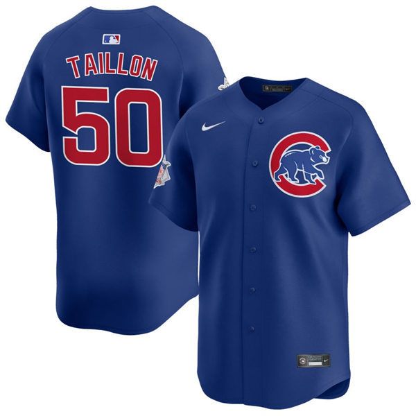 Mens Chicago Cubs #50 Jameson Taillon Nike Royal Alternate Limited Player Jersey
