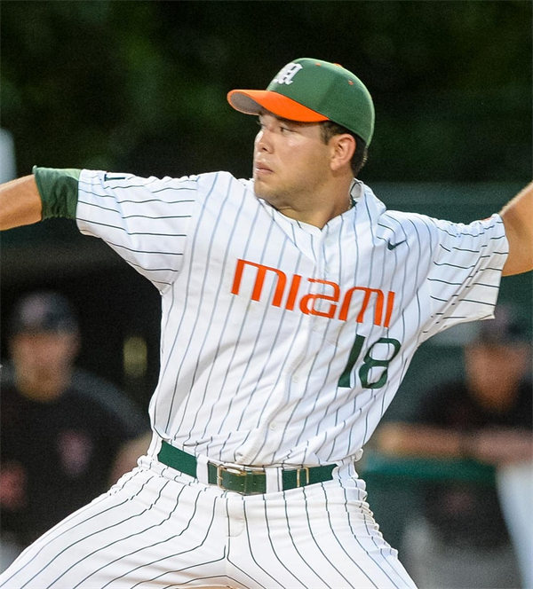 Mens Youth Miami Hurricanes Custom Nike White Pinstripe Retro Baseball Jersey