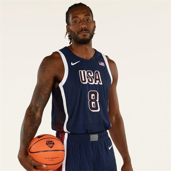 Unisex Men's USA Basketball Team #8 Derrick White 2024 Summer Olympics Swingman Jersey  Navy 