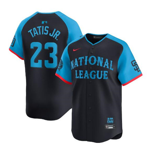 Mens Youth San Diego Padres #23 Fernando Tatis Jr. National League Nike 2024 MLB All-Star Game Limited Jersey - Navy