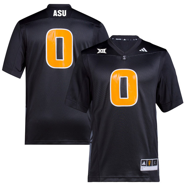 Mens Youth  Arizona State Sun Devils Custom 2024 XII Black Football Game Jersey