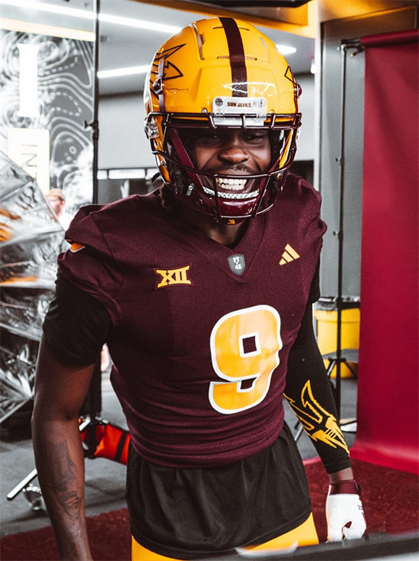 Mens Youth  Arizona State Sun Devils Custom 2024 XII Maroon Football Game Jersey