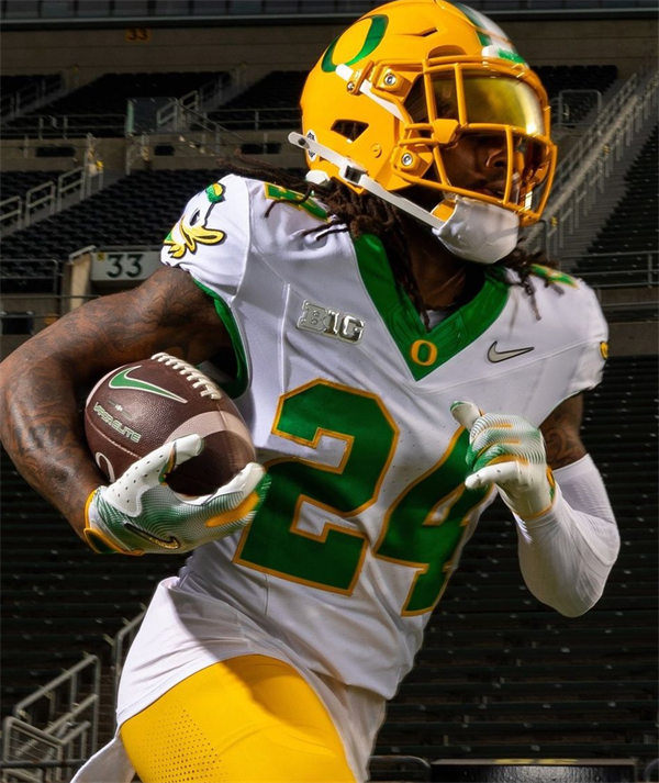 Mens Youth Oregon Ducks Custom Nike F.U.S.E.Limmited 2024 White MIGHTY OREGON Football Game Jersey