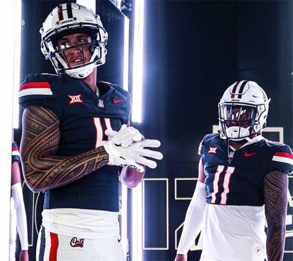 Mens Youth Arizona Wildcats Custom 2024 XII Navy Football Game Jersey
