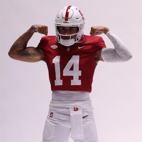 Mens Youth Stanford Cardinals 2024 ACC Cardinal Football Game Jersey