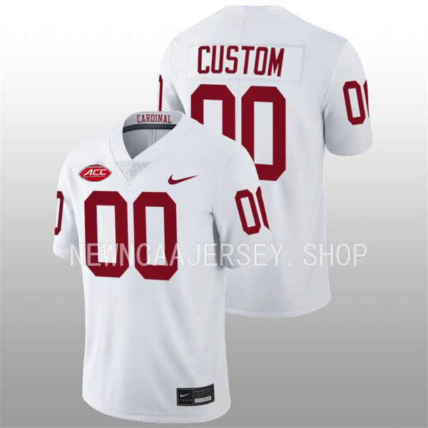 Mens Youth Stanford Cardinals 2024 ACC White Football Game Jersey