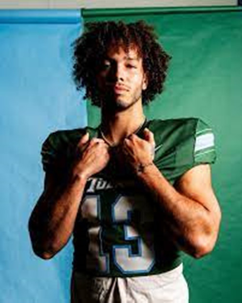 Tulane Green Wave #13 Ty Thompson 2025 Green Football Game Jersey