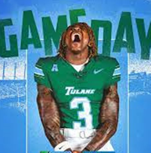 Tulane Green Wave #3 Kadin Semonza 2025 Green Football Game Jersey