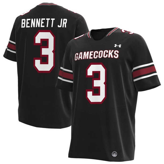 South Carolina Gamecocks #3 Mazeo Bennett Jr. Black Football Game Jersey