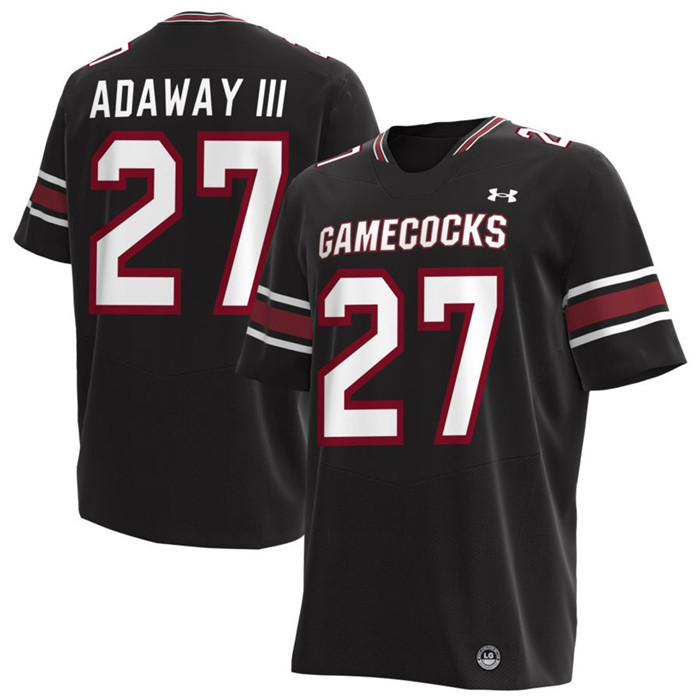 South Carolina Gamecocks # 27 Oscar Adaway III Black Football Game Jersey