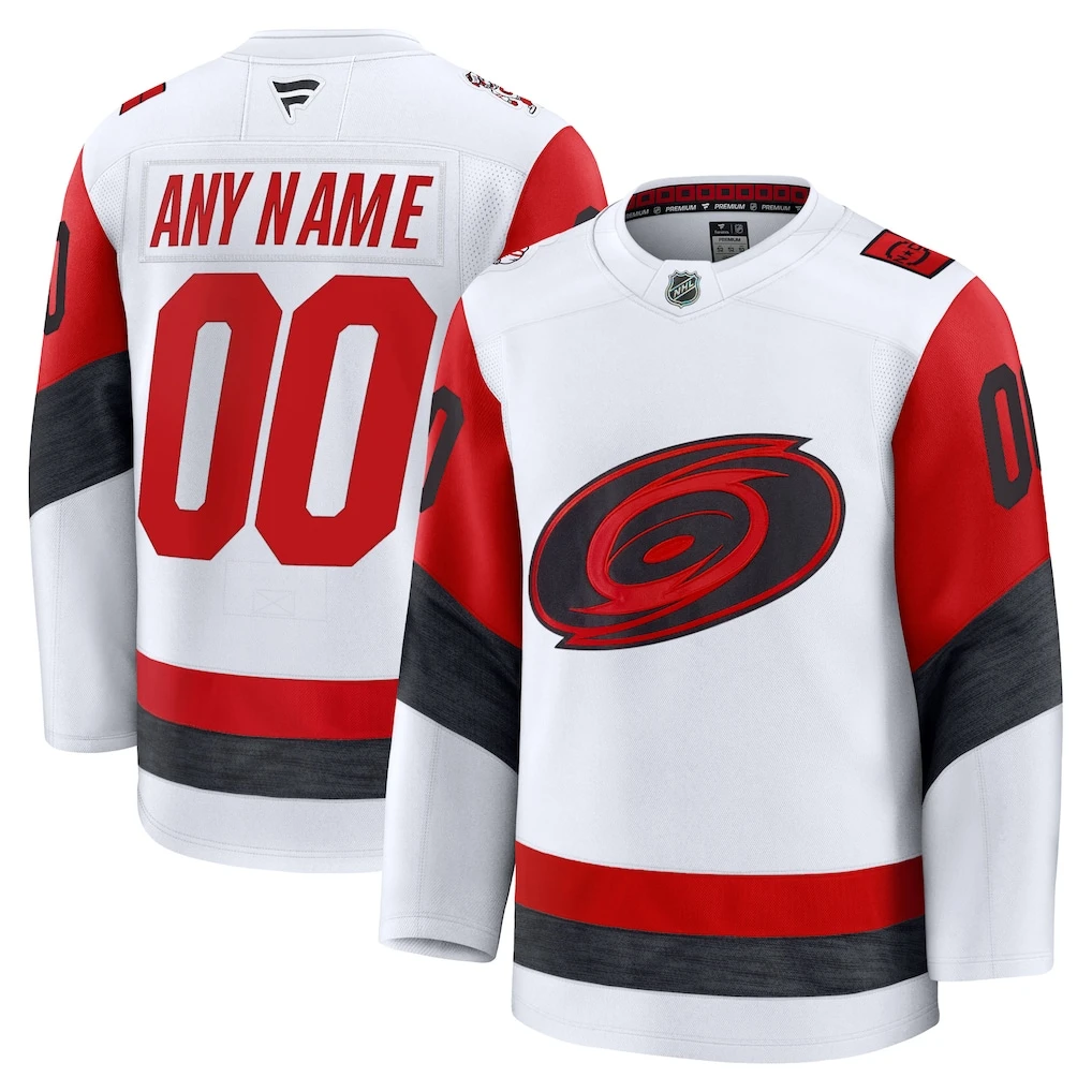 Carolina Hurricanes Fanatics 2025 White Away Player Jersey