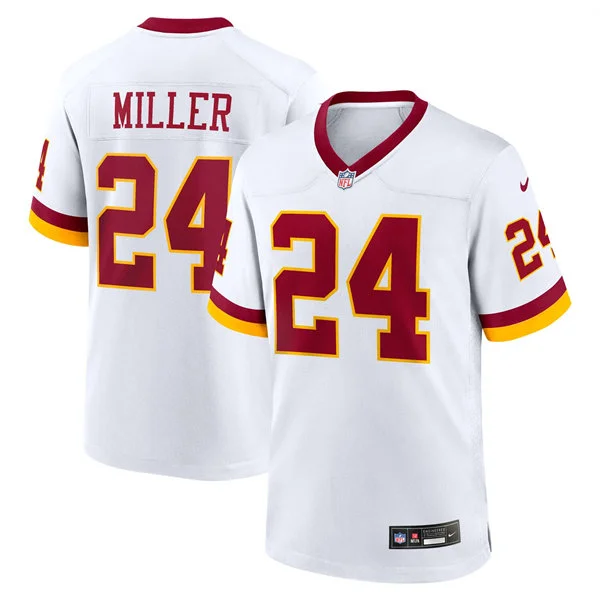 Mens Washington Commanders #24 Von Miller White REDSKINS ERA Retro Nike Vapor F.U.S.E. Limited Jersey