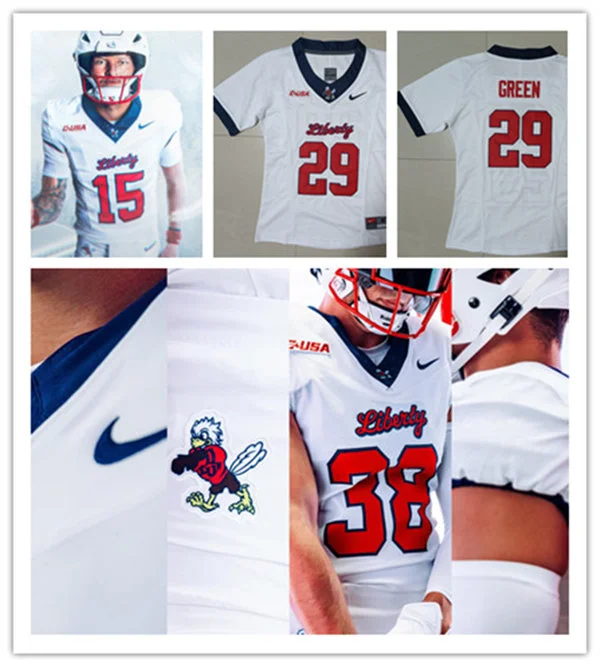 Liberty Flames Custom Nike 2025 White College Football Jersey