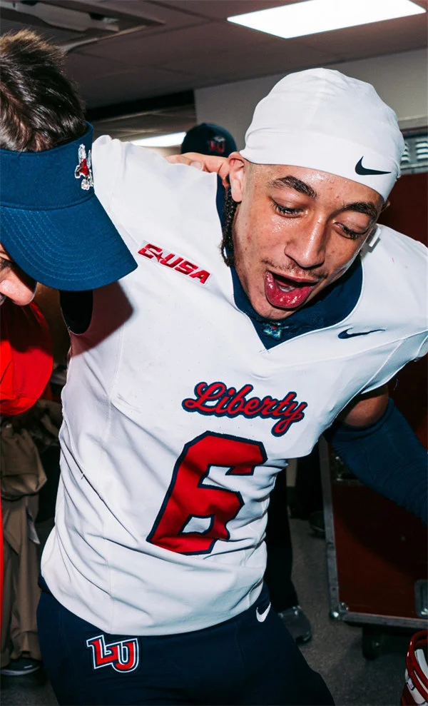 Liberty Flames #6 Reese Smith Nike 2025 White College Football Jersey