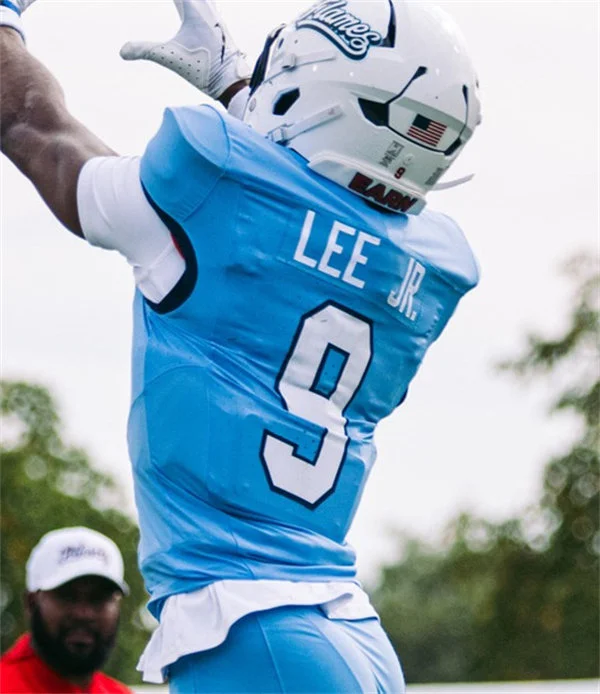 Liberty Flames #9 Donte Lee Jr. Nike 2025 Blue College Football Jersey