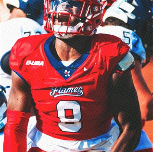 Liberty Flames #9 Donte Lee Jr. Nike 2025 Red College Football Jersey