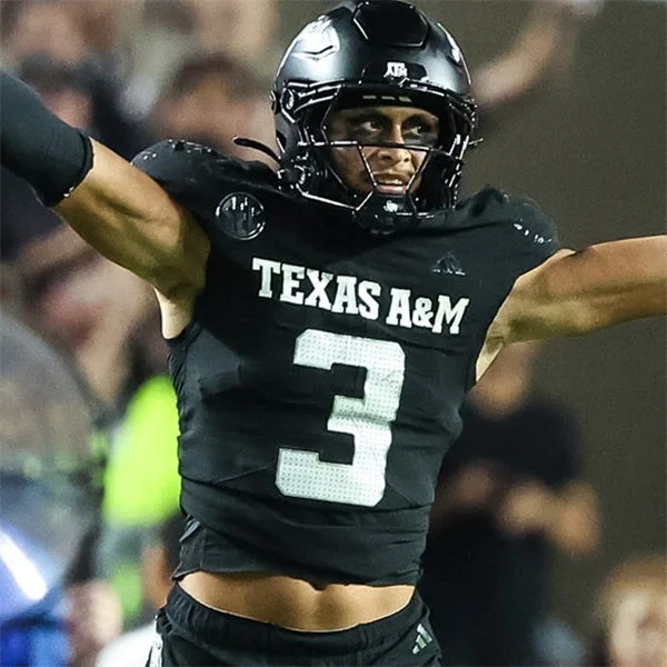 Texas A&M Aggies #3 Ashton Bethel-Roman 2025 Black College Football Game Jersey