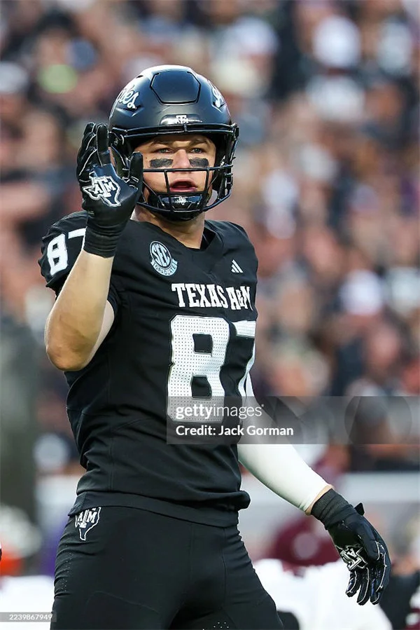 Texas A&M Aggies #87 Nate Boerkircher 2025 Black College Football Game Jersey